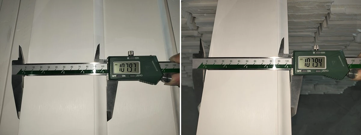 Solid Wood Baseboard WM620 Size