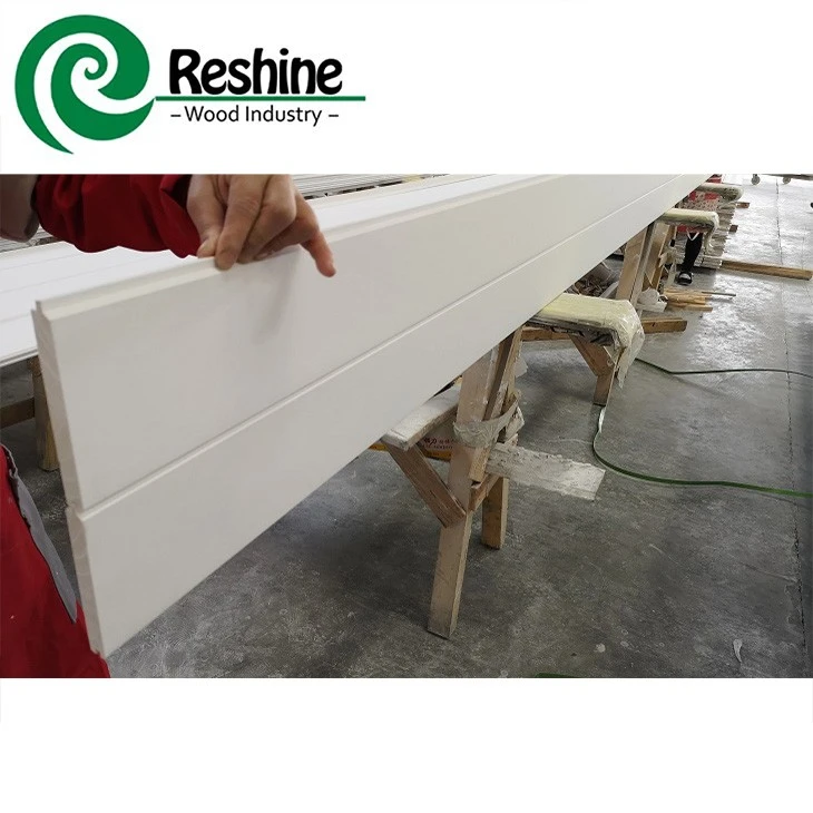 White Primed Wood Wall Panel