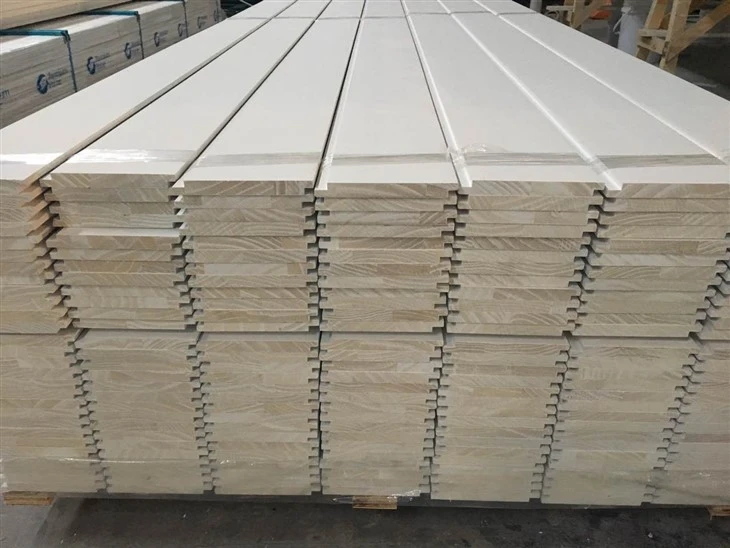 High Quality White Primed Wood Wall Panel