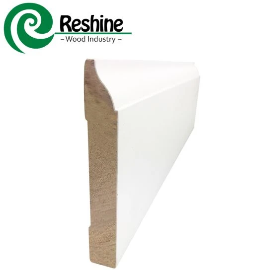Baseboards tal-MDF tal-injam miksi bil-gesso