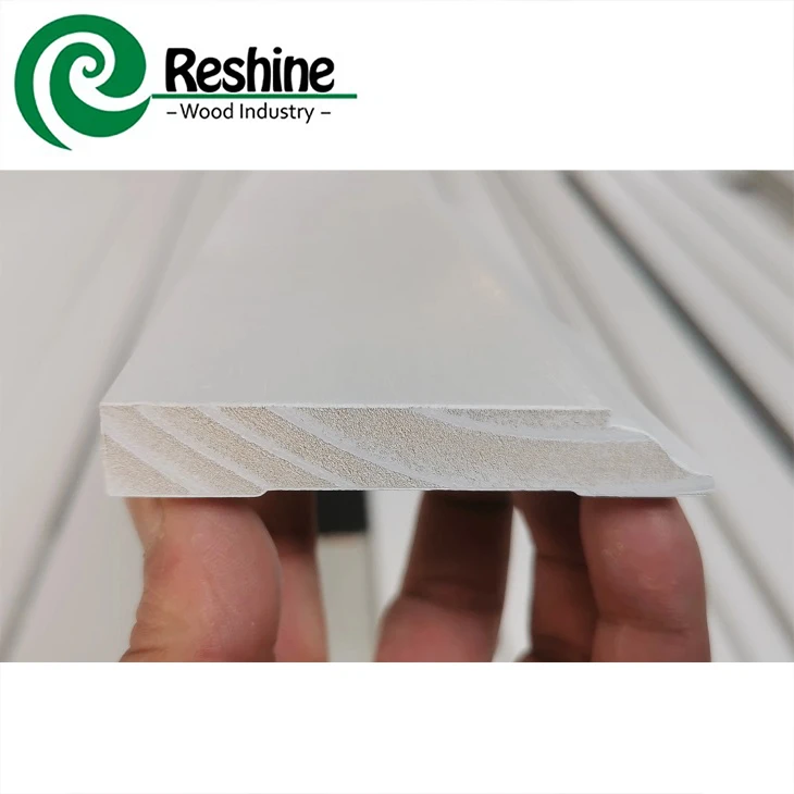 Ħieles mid-dazju tal-Vjetnam Solid Wood Baseboard WM620